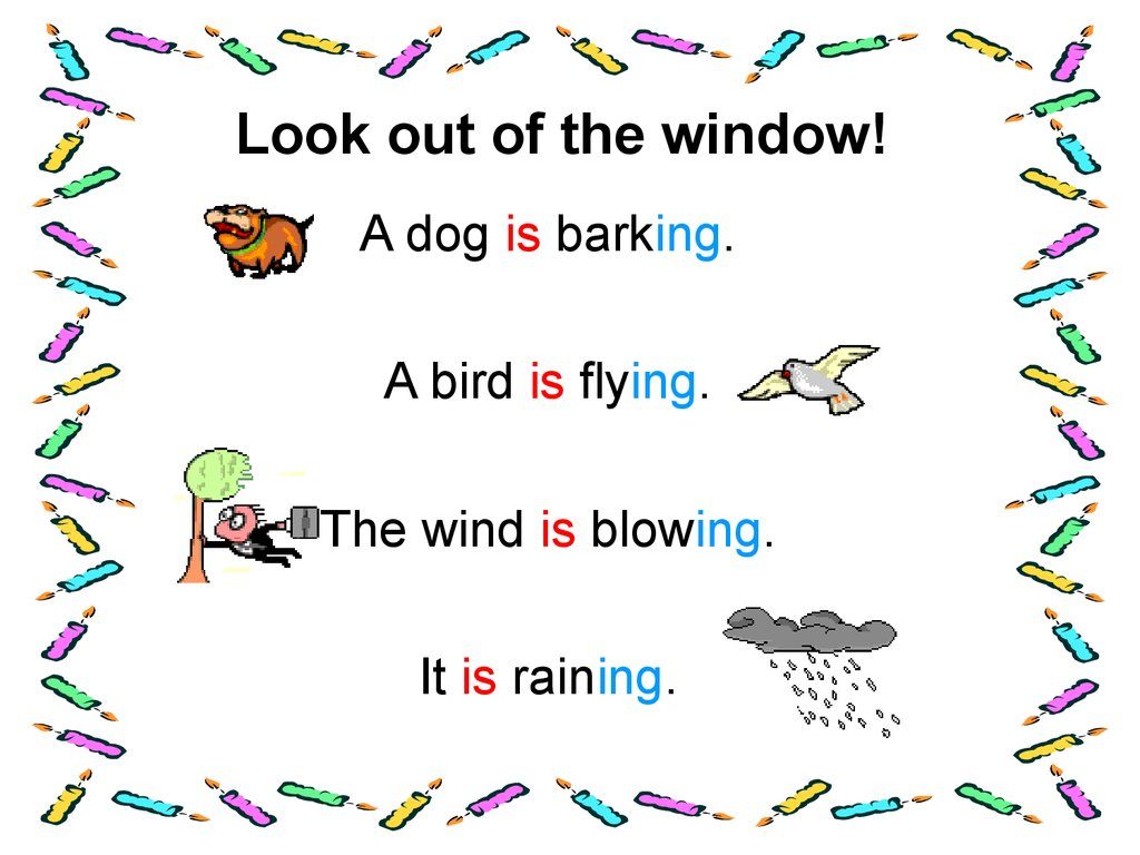 جمله امری هشدار دهنده در زمان حال استمراری