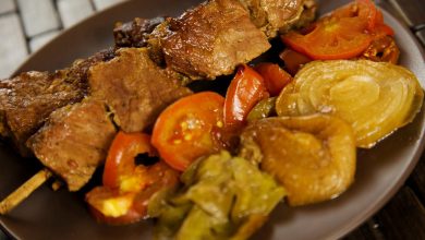طرز پخت کباب حسینی (چوبی)