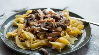 طرز پخت قارچ استراگانف