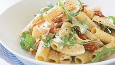 طرز پخت سالاد ماکارونی با مرغ