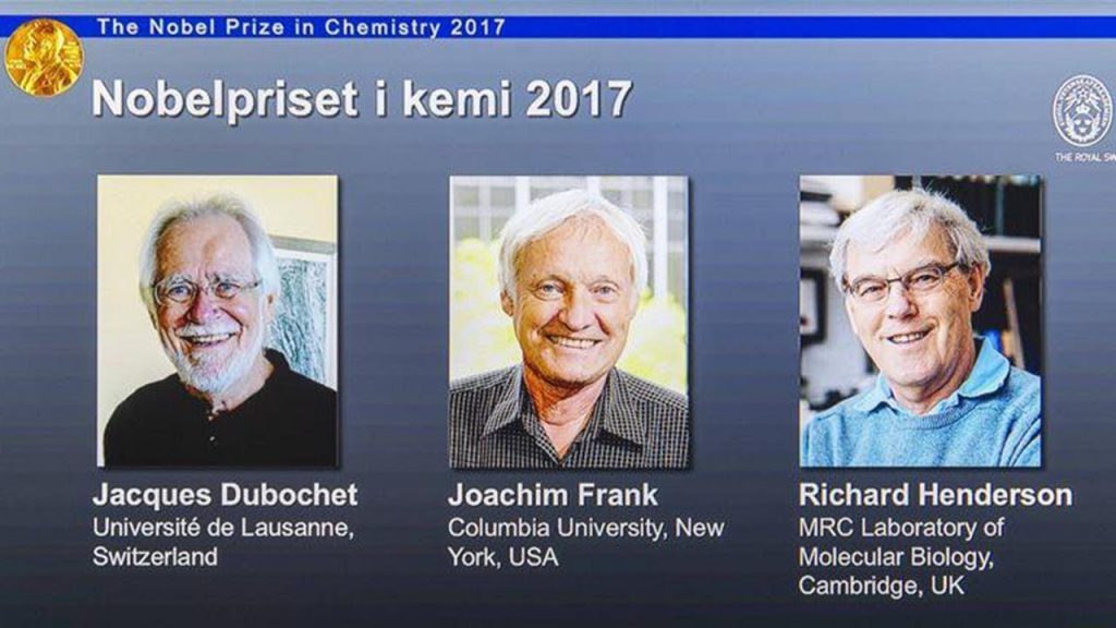 برندگان نوبل شیمی 2017