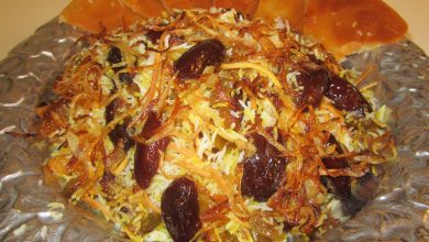 طرز پخت رشته پلو