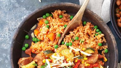 طرز پخت پلو مکزیکی