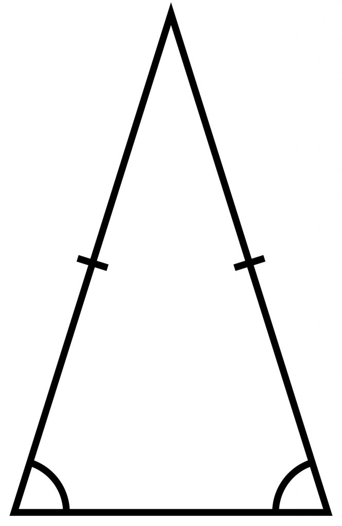 مثلث متساوی الساقین