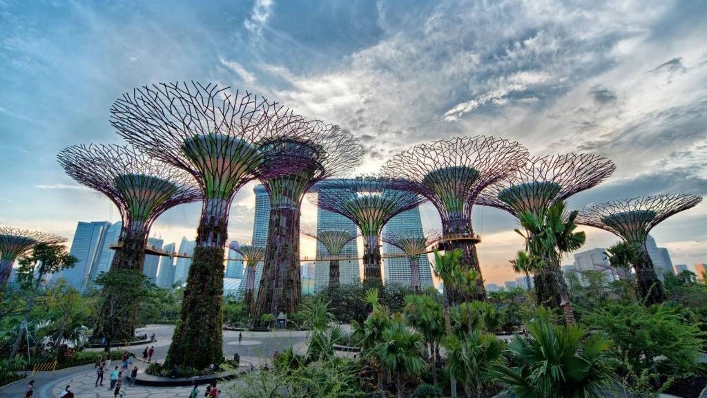 Gardens by the bay در سنگاپور، موفق ترین نمونه خلق فضای طبیعی درون شهر فوق مدرن