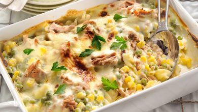 طرز پخت پاستا با تن ماهی