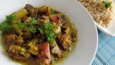 طرز پخت خورشت ریواس