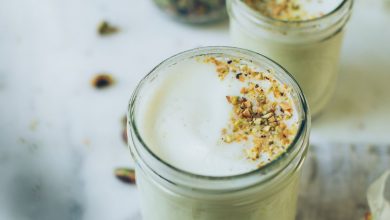 طرز تهیه شیر پسته