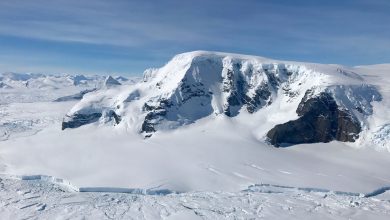تشعشع رادیواکتیو از یخ های جنوبگان